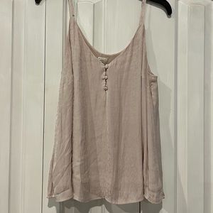 Blush pink womens tank top